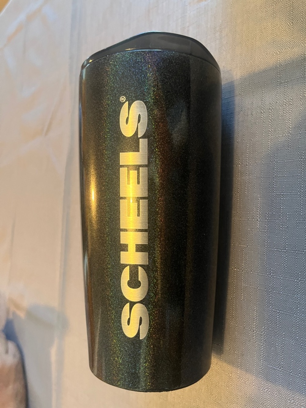 SCHEELS Iridescent Black Travel Tumbler